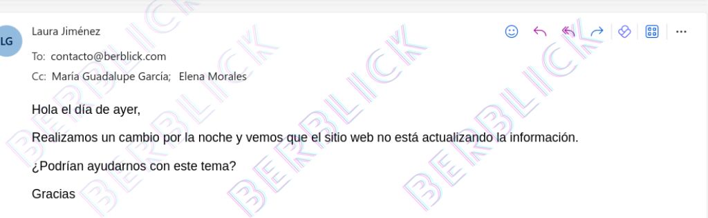 Wordpress no actualiza el nuevo contenido